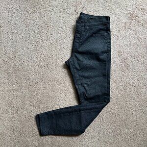 Banana Republic Jeans Womens 27 (27x27) Mid Rise Skinny Black Pockets